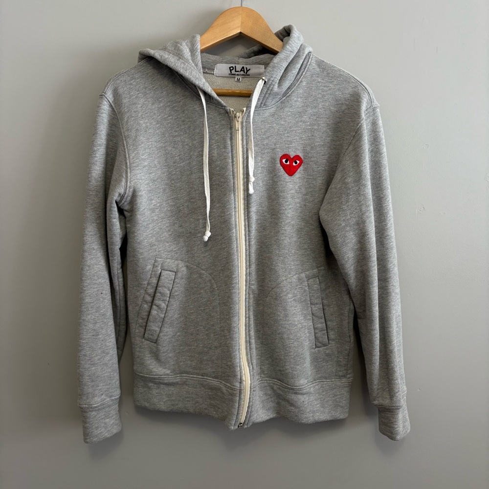 Comme Des Garcons Zip Up Sweater